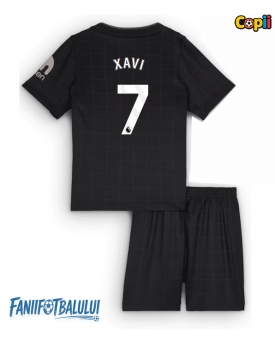 Tottenham Hotspur Xavi Simons #7 Echipament de Fotbal Replică 2025-26 Copii Deplasare (+ Șorturi)